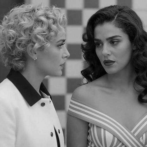 Intense Expressions of Two Women