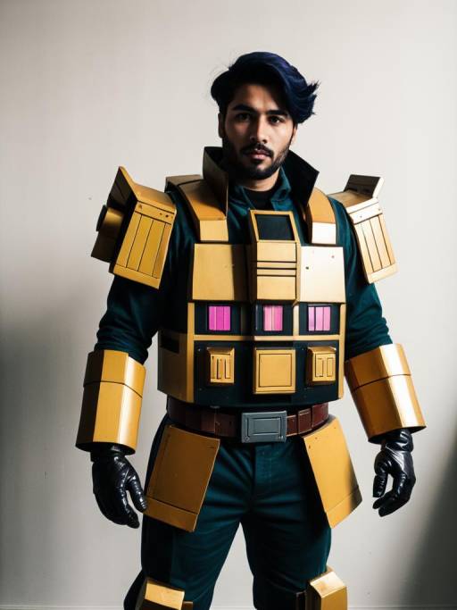 Man Cosplaying as Swindle G1 Character
