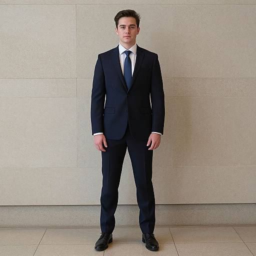 Man in Suit at Winter Formal