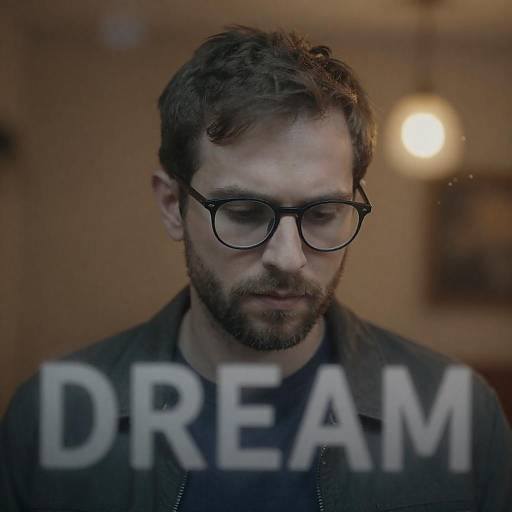 Contemplative Man Behind Rainy Window