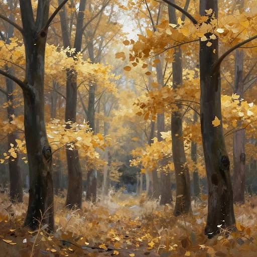 Surreal Blond and Ebony Nature