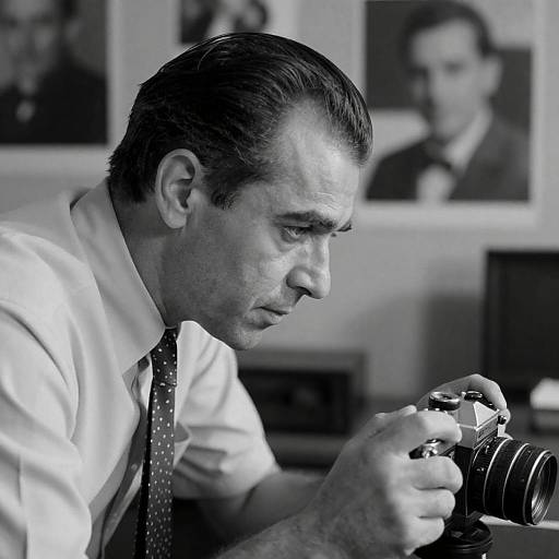 Vintage Studio Portrait of a Photographer