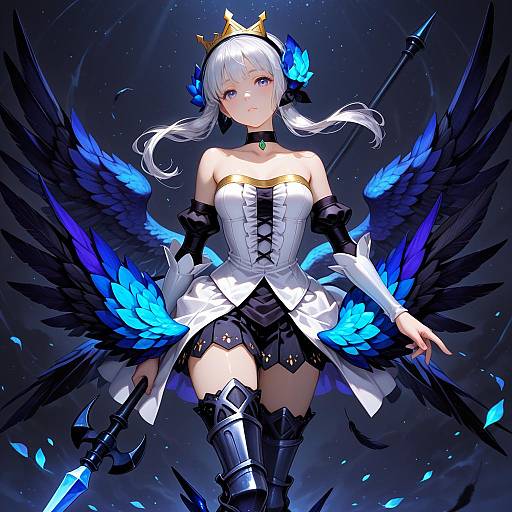 Illustration of Gwendolyn (odin sphere), odin sphere in the style of Peach11 01