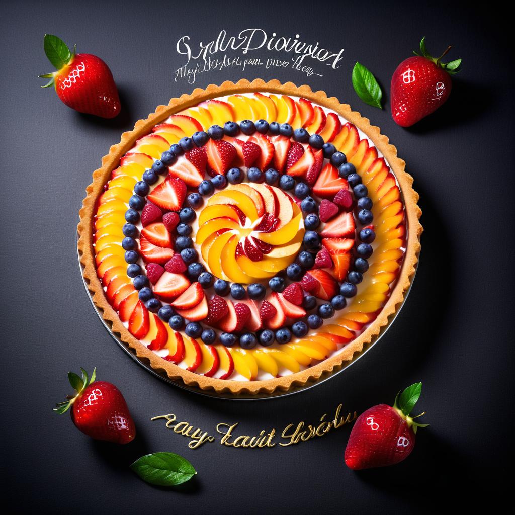 Professional Gourmet Fruit Tart Photography