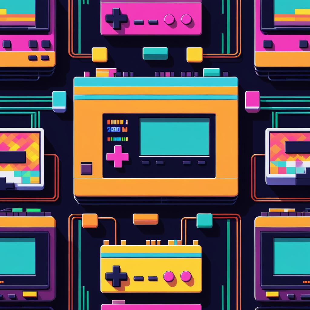 Nostalgic Digital Art from Retro Gaming