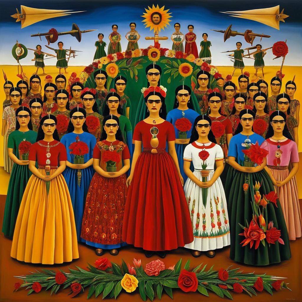 Frida Kahlo's Surreal Martyrdom Vision