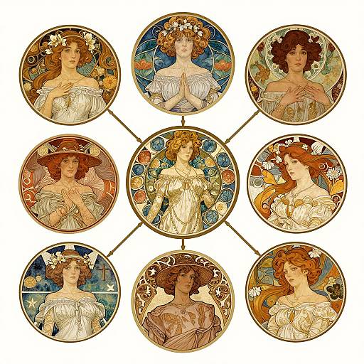 Intricate Chakra Diagram Illustration