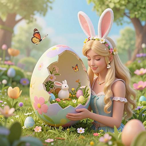 Enchanting Spring Garden Easter Magic