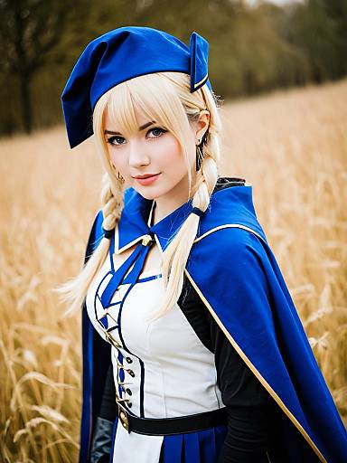 Lifestyle costume photo of Artoria caster (second ascension) (fate). Cosplay clothes