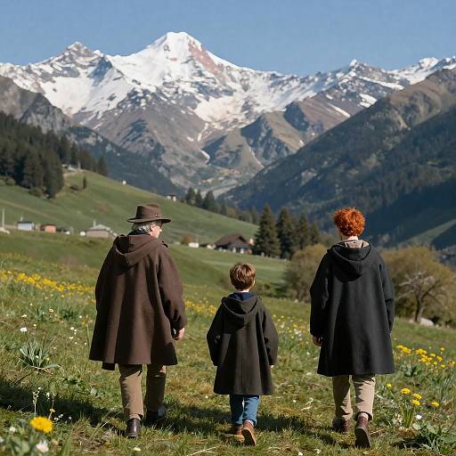 Journey Through the Mountain Landscape