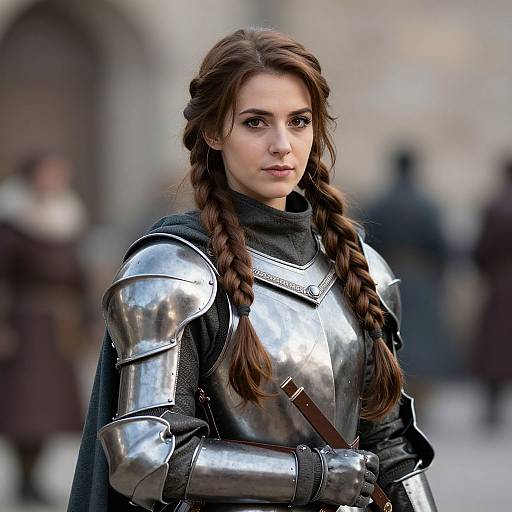 Medieval Female Knight Portrait