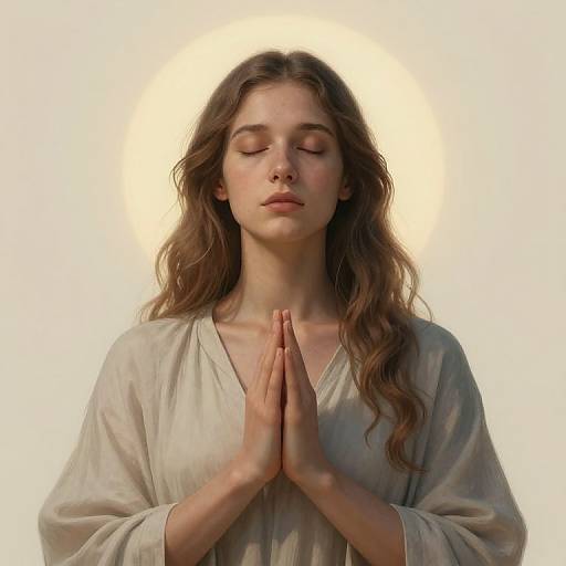 Hyperrealistic Spiritual Awakening Illustration