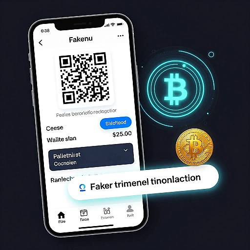 Fake Bitcoin Transaction Screenshot Design