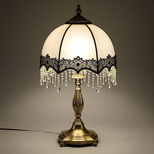Elegant Victorian Table Lamp Design