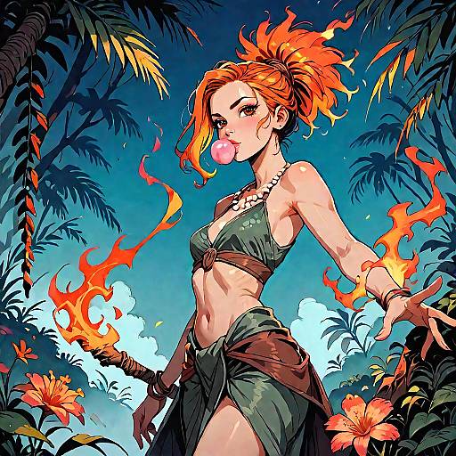 Glowing Huntress with Pearl