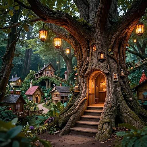 Enchanted Forest Hidden Village Passage