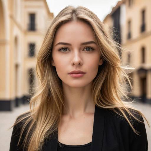 Realistic Portrait of a Young Woman