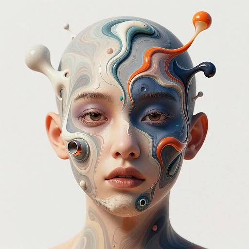 Surreal Face Morphing Art