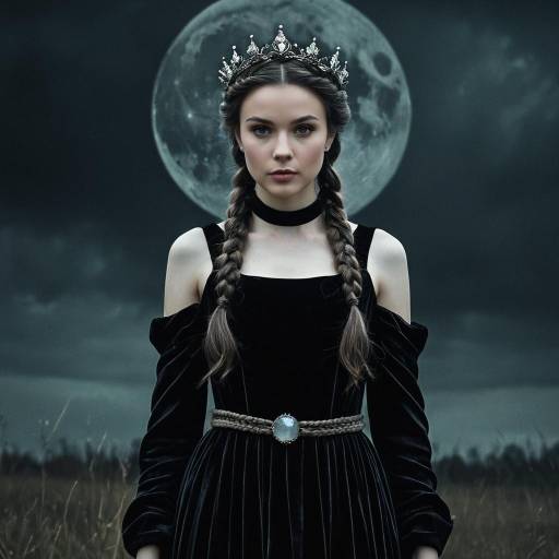Gothic Princess with Moonstone Circlet