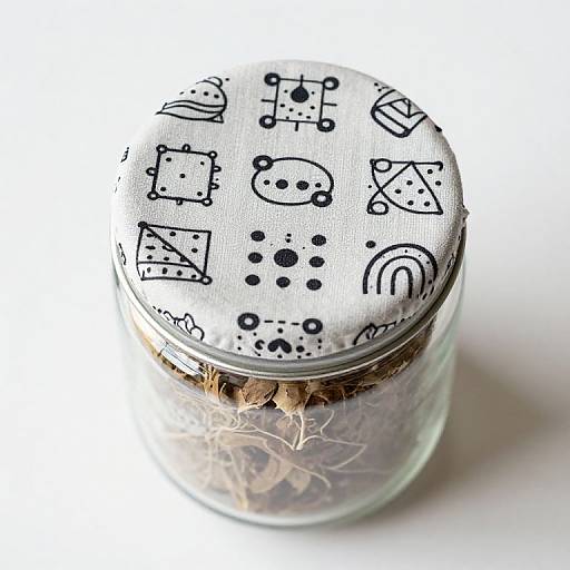 Creative Jar Cover Pattern Idea