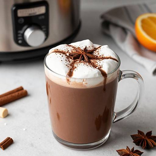 Easy Crock Pot Mexican Hot Chocolate