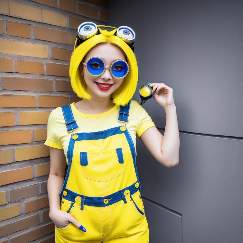 Fantasy Minion Transformation with Makeup