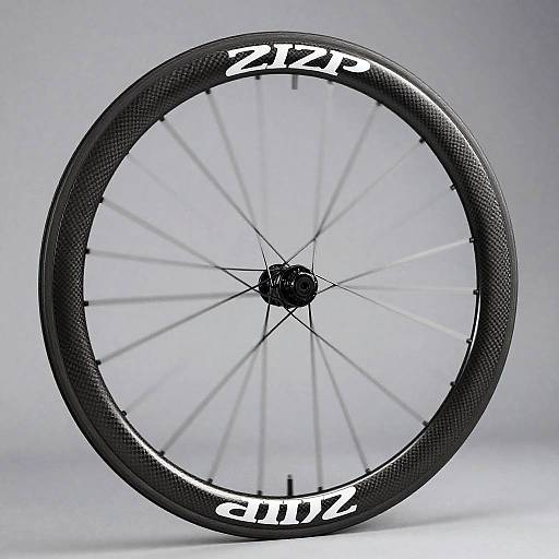 Zipp Carbon Fiber Wheel Close-Up