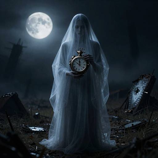 Haunting Wraith with Clockwork Heart