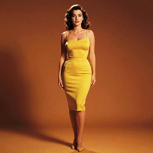 Cinematic Retro Portrait of Woman