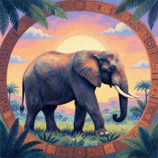 Surreal Elephant Cloud Canopy