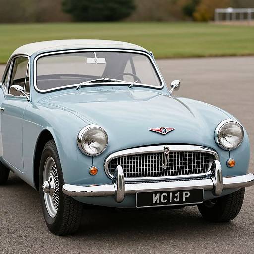 1960 Triumph TR3 Front View