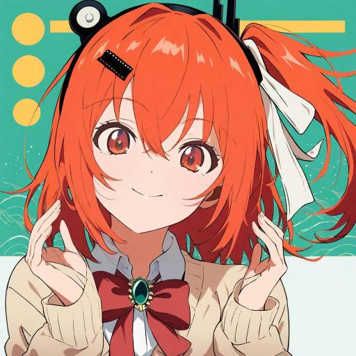 Kawaii Anime Character with Expressive Features