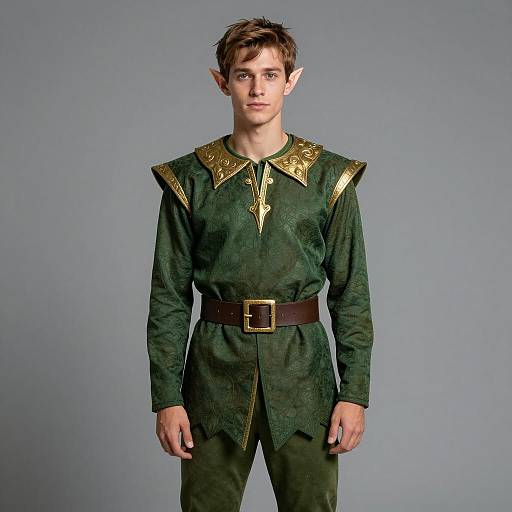 Young Male Elf in Fantasy Costume