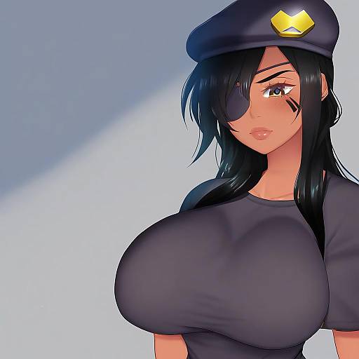 Illustration of Ana (overwatch), overwatch in the style of Hachi (chihagura)