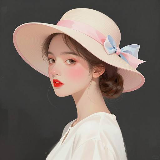 Elegant Portrait of a Young Woman