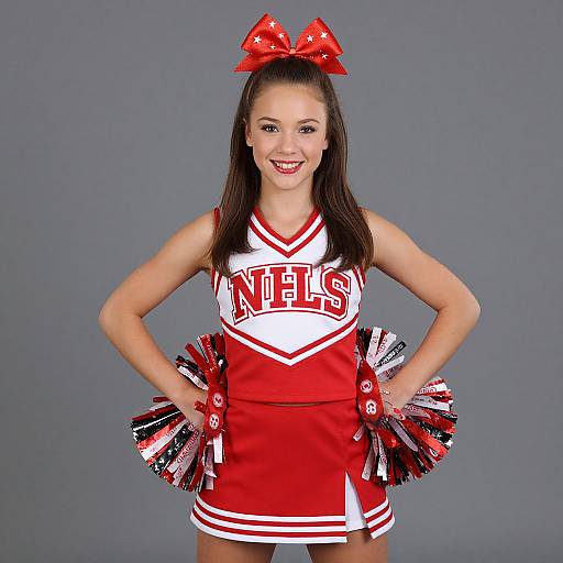 Cheerleader in SNL Costume