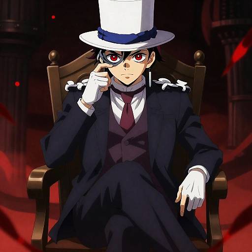 Demonic Male in Formal Suit