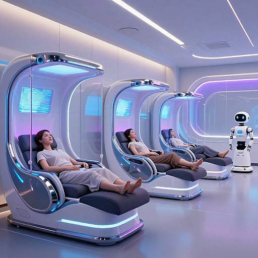 Futuristic Ergonomic Relaxation Room