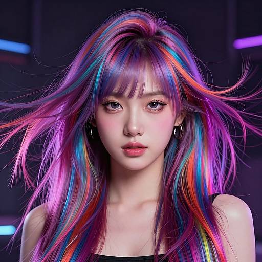 Futuristic AI Hair Style Avatar