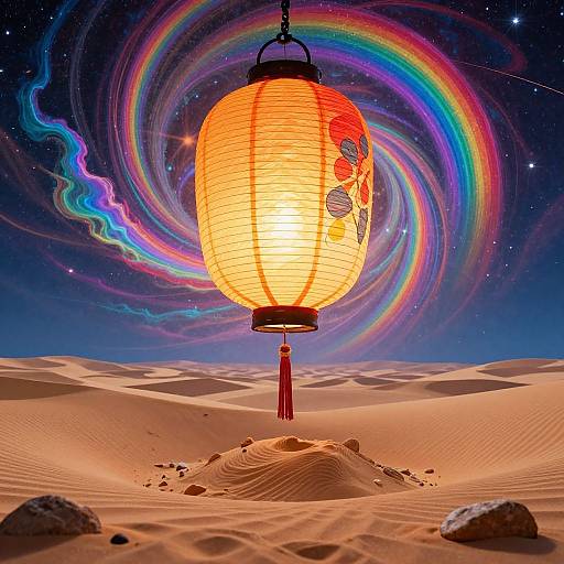 Psychedelic Chochinobake Lantern Art