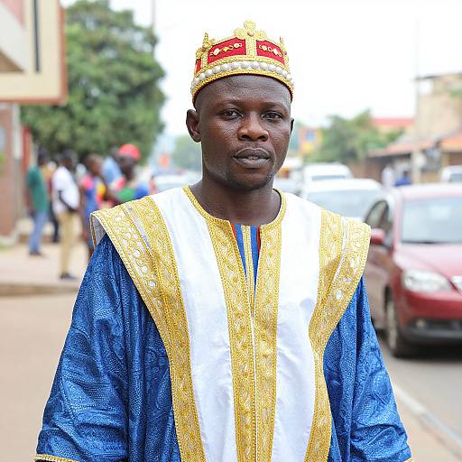Igbo Senator in Regal Costume