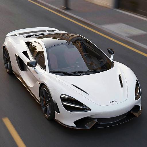 3D Sports Car Urban Modeling Reference