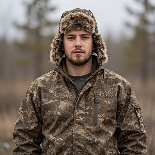 Male in Sitka Hunting Clothes