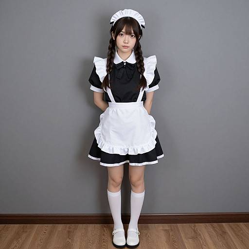 Kuromi in Realistic Maid Outfit