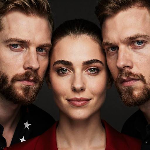 Close-up Portrait of Diverse Expressions