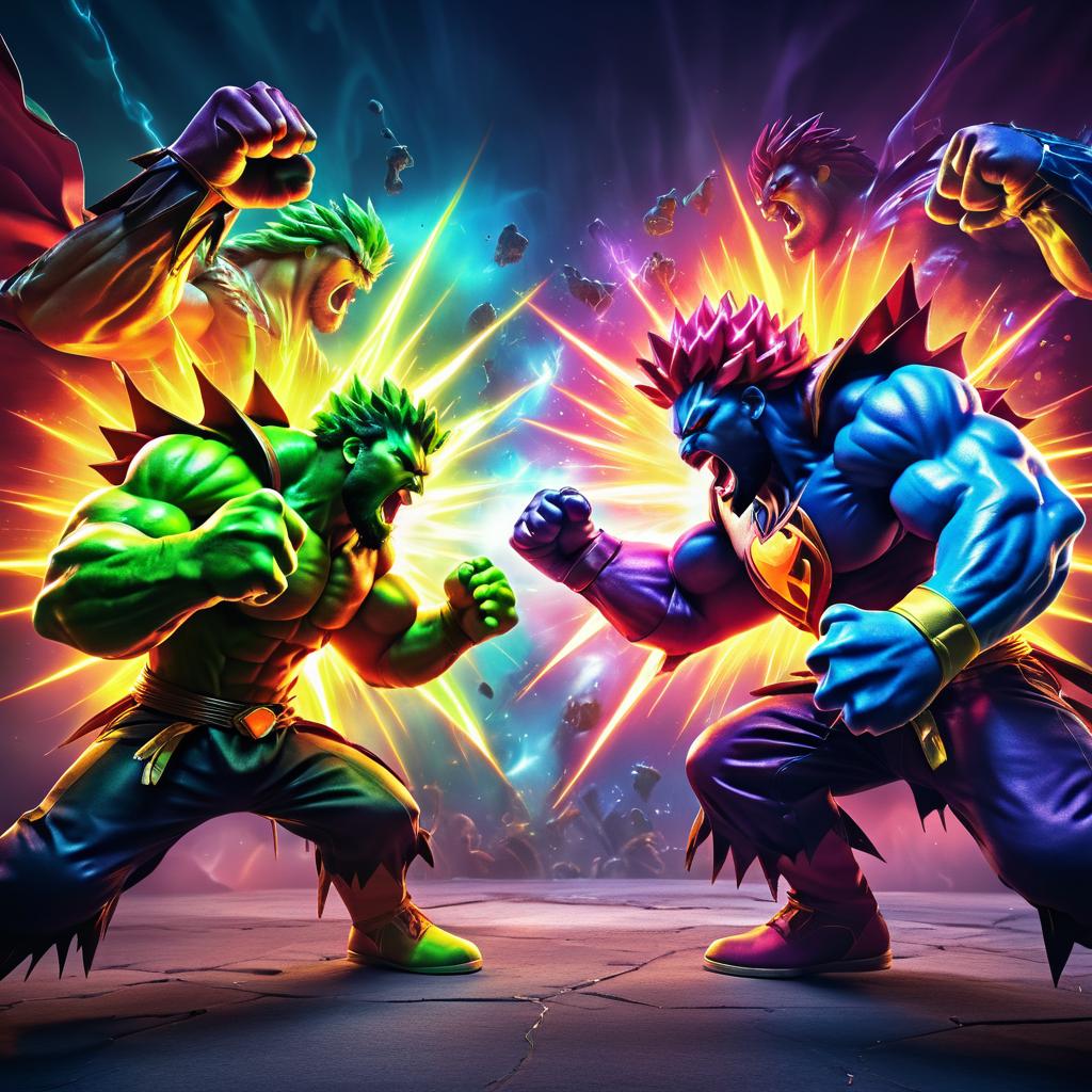 Hero vs Monster: Epic Energy Clash