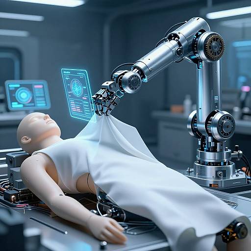 Sci-Fi Robotic Cloth Removal Concept