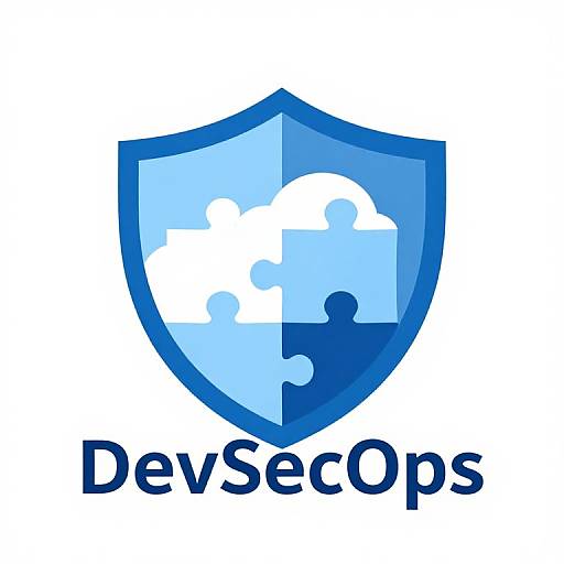 DevSecOps Abstract Shield Logo