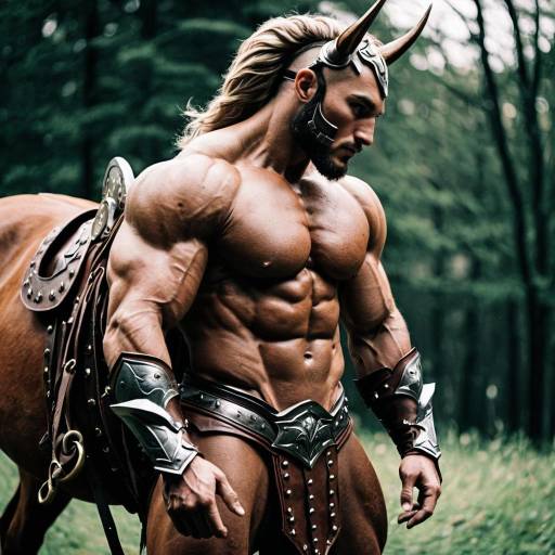 Fantasy Centaur Warrior Cosplay Character