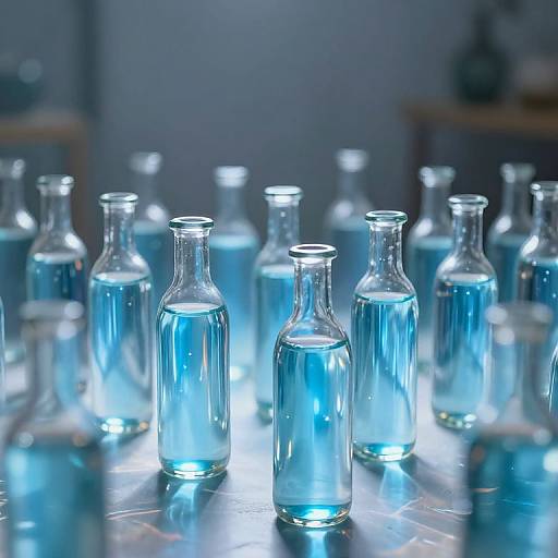 Ethereal Iridescent Bottles in Glow